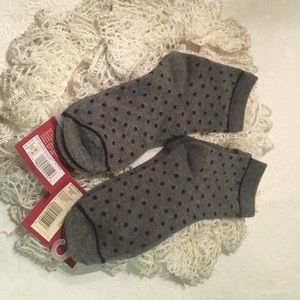 🧦Grey and Purple Polka Dot Socks🧦